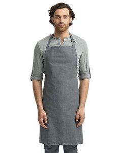 Artisan Collection by Reprime RP150 - "Colours" Sustainable Bib Apron Grey Denim