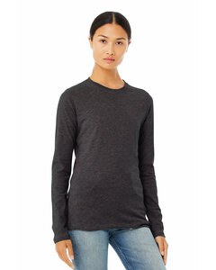 Bella+Canvas B6500 - Ladies Jersey Long-Sleeve T-Shirt Dark Gry Heather