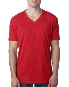 Next Level Apparel 6240 - Men's CVC V-Neck T-Shirt Rojo