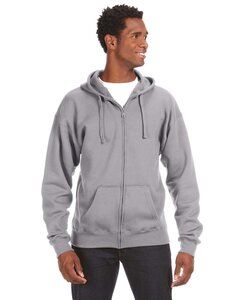 J. America JA8821 - Adult Premium Full-Zip Fleece Hooded Sweatshirt Oxford