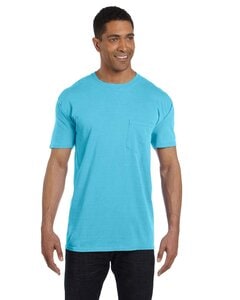 Comfort Colors 6030CC - Adult Heavyweight Pocket T-Shirt Lagoon Blue