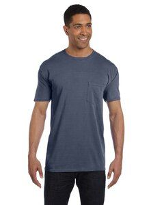 Comfort Colors 6030CC - Adult Heavyweight Pocket T-Shirt Washed Denim