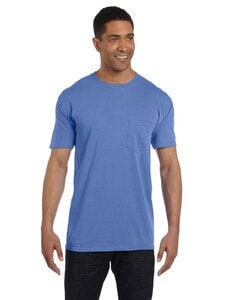 Comfort Colors 6030CC - Adult Heavyweight Pocket T-Shirt Mystic Blue
