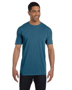 Comfort Colors 6030CC - Adult Heavyweight Pocket T-Shirt Topaz Blue