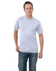 Bayside BA3015 - Unisex Union-Made 6.1 oz.Cotton Pocket T-Shirt Gris mezcla
