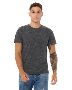 Bella+Canvas 3650 - Unisex Poly-Cotton Short-Sleeve T-Shirt Charcoal Marble
