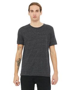 Bella+Canvas 3650 - Unisex Poly-Cotton Short-Sleeve T-Shirt Chrcl Black Slub