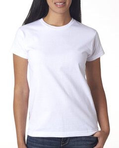 Bayside BA3325 - Ladies 6.1 oz., 100% Cotton T-Shirt Blanco