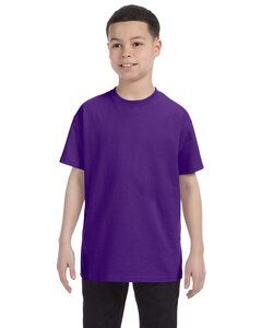 Hanes 54500 - Youth Authentic-T T-Shirt Púrpura