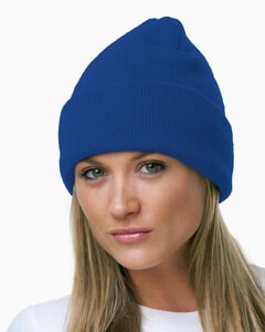 Bayside BA3825 - 100% Acrylic Knit Cuff Beanie Azul royal