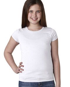 Next Level Apparel N3710 - Youth Girls Princess T-Shirt Blanco