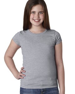 Next Level Apparel N3710 - Youth Girls Princess T-Shirt Heather gris