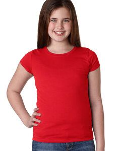 Next Level Apparel N3710 - Youth Girls Princess T-Shirt Rojo