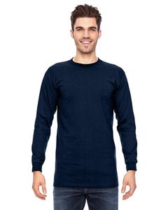 Bayside BA6100 - Adult 6.1 oz., 100% Cotton Long Sleeve T-Shirt Marina