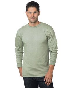 Bayside BA6100 - Adult 6.1 oz., 100% Cotton Long Sleeve T-Shirt Safari