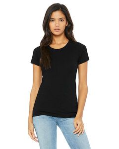 Bella+Canvas B8413 - Ladies Triblend Short-Sleeve T-Shirt Solid Black Triblend