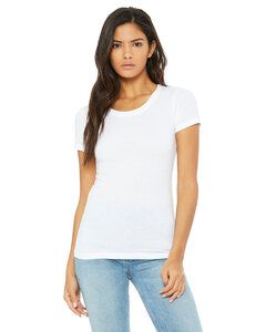 Bella+Canvas B8413 - Ladies Triblend Short-Sleeve T-Shirt Solid Wht Trblnd