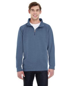 Comfort Colors 1580 - Adult Quarter-Zip Sweatshirt Blue Jean