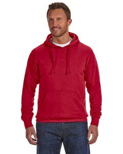J. America JA8620 - Adult Cloud Pullover Fleece Hooded Sweatshirt Rojo