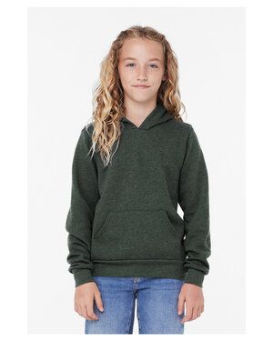 Bella+Canvas 3719Y - Youth Sponge Fleece Pullover Hooded Sweatshirt