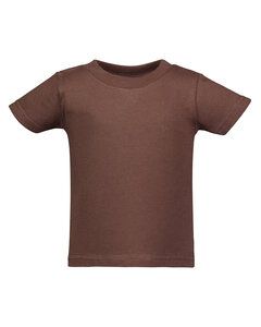 Rabbit Skins 3401 - Infant Short-Sleeve Jersey T-Shirt Marron oscuro