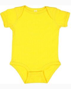 Rabbit Skins 4400 - Infant Baby Rib Bodysuit Amarillo