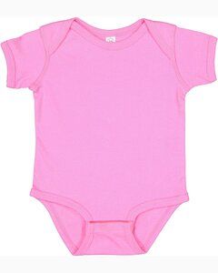 Rabbit Skins 4400 - Infant Baby Rib Bodysuit Frambuesa