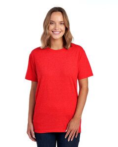 Fruit of the Loom 3931 - Heavy Cotton HD T-Shirt Fiery Red Hthr