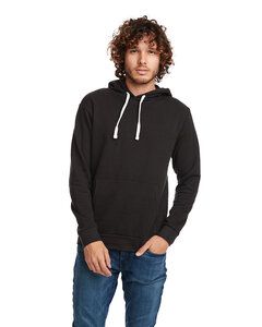 Next Level Apparel 9303 - Unisex Santa Cruz Pullover Hooded Sweatshirt Negro