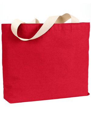 Bayside BS600 - 12 oz., Cotton Canvas Jumbo Tote