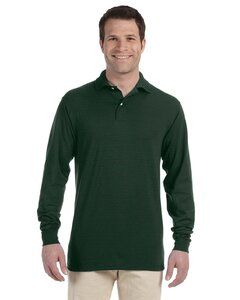 Jerzees 437ML - Adult SpotShield Long-Sleeve Jersey Polo Bosque Verde