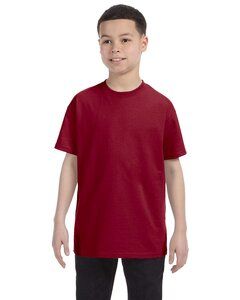 Jerzees 29B - Youth 5.6 oz., 50/50 Heavyweight Blend™ T-Shirt  Cardinal