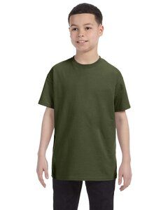 Jerzees 29B - Youth 5.6 oz., 50/50 Heavyweight Blend™ T-Shirt  Verde Militar