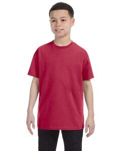 Jerzees 29B - Youth 5.6 oz., 50/50 Heavyweight Blend™ T-Shirt  Vintage Hth Red