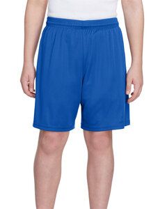 A4 NB5244 - Youth 6" Inseam Cooling Performance Shorts Royal