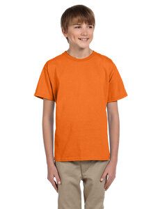 Fruit of the Loom 3931B - Youth 5 oz., 100% Heavy Cotton HD® T-Shirt Seguridad de Orange