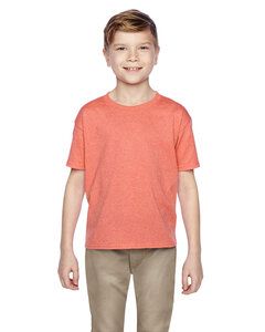 Fruit of the Loom 3931B - Youth 5 oz., 100% Heavy Cotton HD® T-Shirt Retro Hth Coral