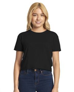 Next Level Apparel N5080 - Ladies Festival Cali Crop T-Shirt Negro