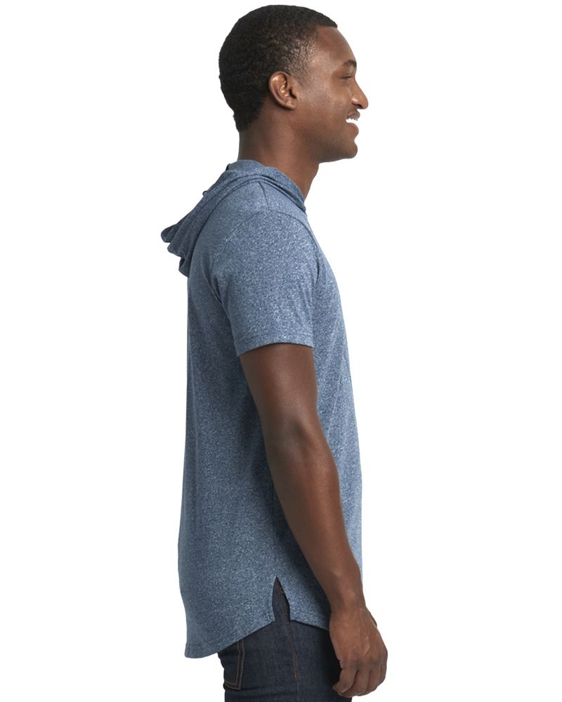 Next Level Apparel 2022 - Unisex Mock Twist Short Sleeve Hoody T-Shirt