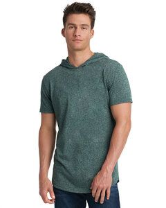 Next Level Apparel 2022 - Unisex Mock Twist Short Sleeve Hoody T-Shirt Bosque Verde
