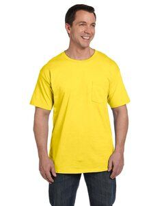 Hanes 5190P - Adult Beefy-T® with Pocket Amarillo
