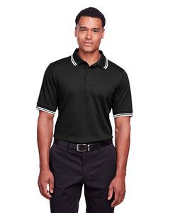 Devon & Jones DG20C - Mens CrownLux Performance Plaited Tipped Polo