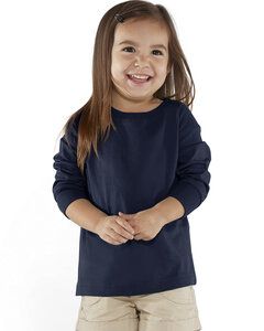 Rabbit Skins RS3302 - Toddler Long-Sleeve Fine Jersey T-Shirt Marina