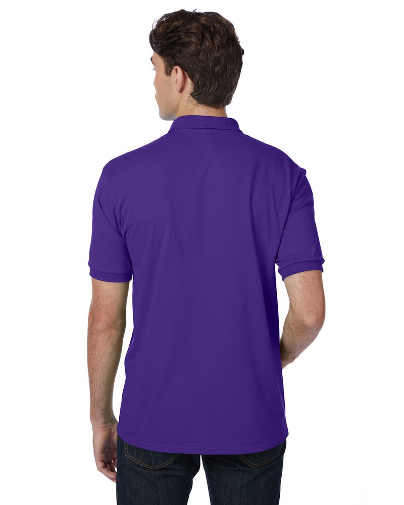 Hanes 054 - Adult 50/50 EcoSmart® Jersey Knit Polo