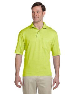 Jerzees 436P - Adult SpotShield Pocket Jersey Polo Seguridad Verde