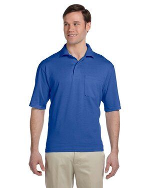 Jerzees 436P - Adult SpotShield Pocket Jersey Polo