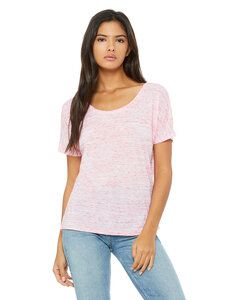 Bella+Canvas 8816 - Ladies Slouchy T-Shirt Red Marble