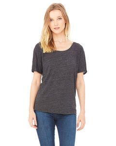 Bella+Canvas 8816 - Ladies Slouchy T-Shirt Chrcl Black Slub