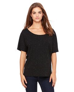 Bella+Canvas 8816 - Ladies Slouchy T-Shirt Black Speckled