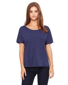 Bella+Canvas 8816 - Ladies Slouchy T-Shirt Navy Speckled